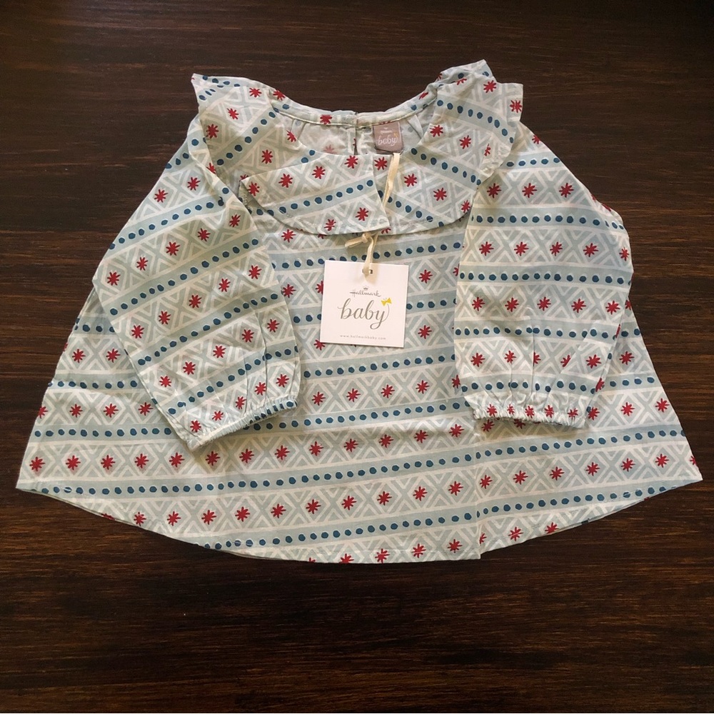 NWT Hallmark Baby Ruffle Top
